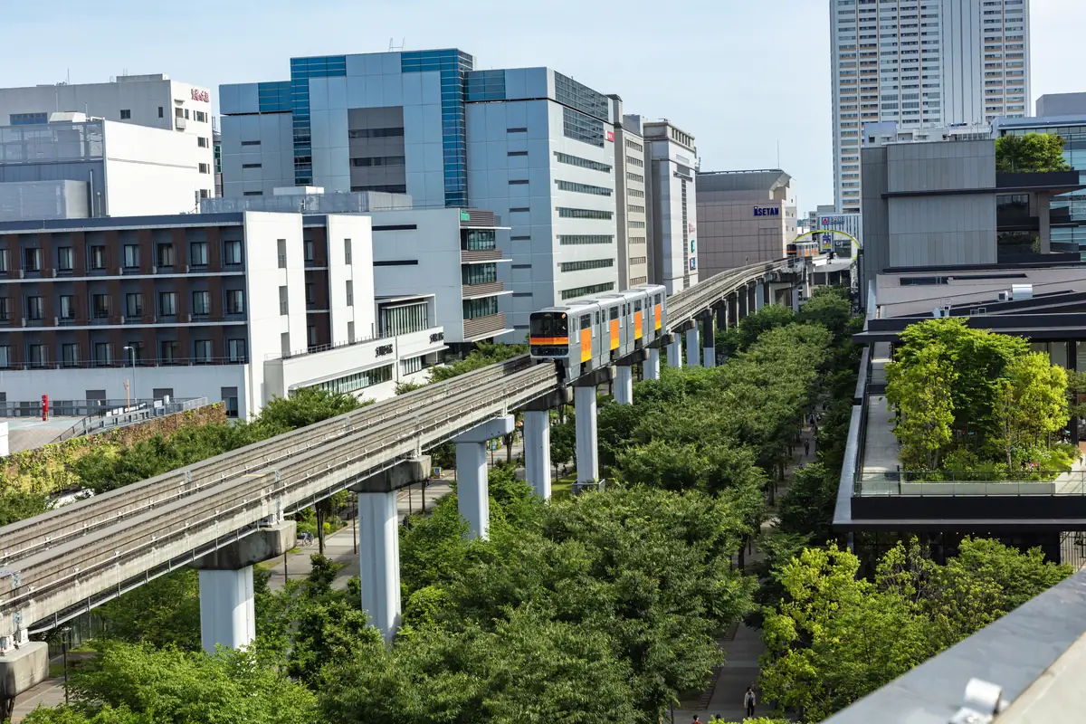 立川の街と多摩都市モノレール